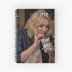 Cate Blanchett Spiral Notebook