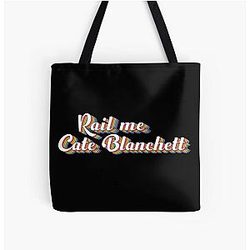 Rail Me Cate Blanchett All Print Tote Bag