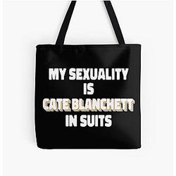 My Sexuality Is Cate Blanchett Suits Print Tote Bag