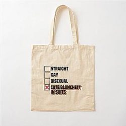 Cate Blanchett In Cotton Tote Bag