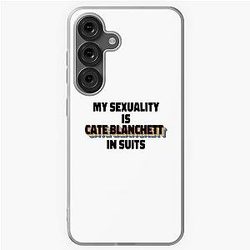 My Sexuality Is Cate Blanchett in Suits Rainbow Samsung Galaxy Case