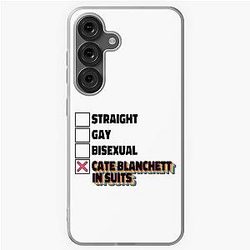 Cate Blanchett in suits Samsung Galaxy Soft Case