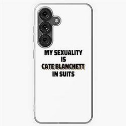 My Sexuality is Cate Blanchett in Suits Samsung Galaxy Soft Case