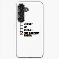 Cate Blanchett in Suits Samsung Galaxy Case