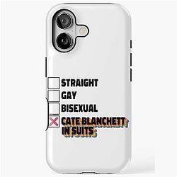 Cate Blanchett in Suits iPhone Tough Case