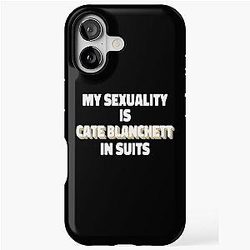 My Sexuality Cate Blanchett In Suits iPhone Tough Case