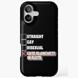 Cate Blanchett in a Rainbow iPhone Tough Case