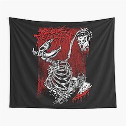 Cattle Decapitation Frankenstein Hoofd Tapestry