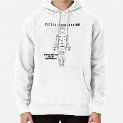 Cattle Decapitation 인간의 고기 차트 Lite Pullover Hoodie
