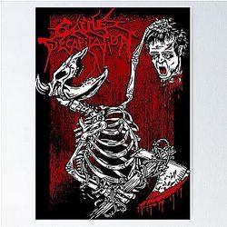 Cattle Decapitation Frankenstein 머리 포스터