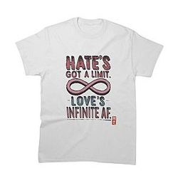 Hate's got a Limit & Love Is Infinite TTPM2104 Caylus T-Shirt
