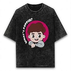 What's Poppin TTPM2104 Washed Caylus T-Shirt