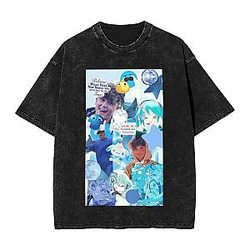Funny Graphic PTTT2406 Washed  Caylus T-Shirt