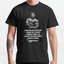 Chris Bumstead T-Shirts - Chris Bumstead -CBUM GYM motivation Classic T-Shirt RB2-2704