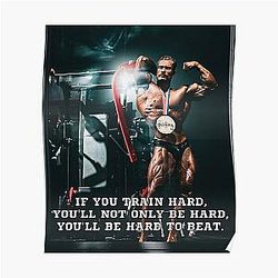 Chris Bumstead Posters - Chris Bumstead - CBUM Bodybuilding GYM motivation Poster RB2-2704