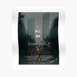 Chris Bumstead Posters - I Will Win - Chris Bumstead Doing The Myth Pose Sleeveless Top Poster RB2-2704