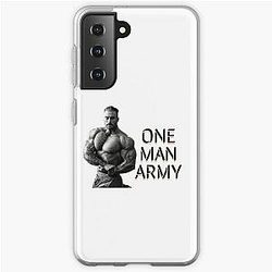 Chris Bumstead Cases - Cbum, ONE MAN ARMY Samsung Galaxy Soft Case RB2-2704