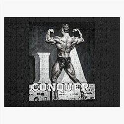 Chris Bumstead Puzzles - Chris Bumstead Mr Olympia - CBUM Bodybuilding Conquer Jigsaw Puzzle RB2-2704