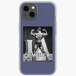Chris Bumstead Cases - Chris Bumstead Mr Olympia - CBUM Bodybuilding Conquer iPhone Soft Case RB2-2704