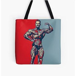 Chris Bumstead Bags - CBUM artwork All Over Print Tote Bag RB2-2704