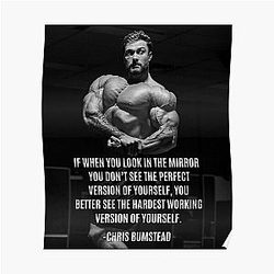 Chris Bumstead Posters - Chris Bumstead -CBUM GYM motivation            Poster RB2-2704