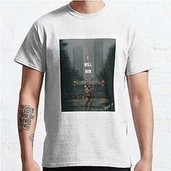 Chris Bumstead T-Shirts - I Will Win - Chris Bumstead Doing The Myth Pose Sleeveless Top Classic T-Shirt RB2-2704