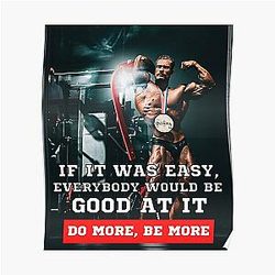 Chris Bumstead Posters - Chris Bumstead - CBUM Bodybuilding GYM motivation Poster RB2-2704