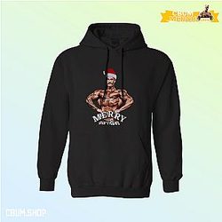 Chris Bumstead Hoodies - CBum Merry Liftmas 26 Hoodie