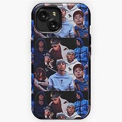 Central cee uk rapper collage poster design 2021 iPhone Tough Case