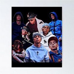 Central cee uk rapper collage  design 2021      Poster