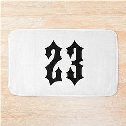 23 Central Cee number Bath Mat