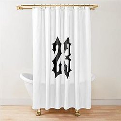 23 Central Cee number Shower Curtain