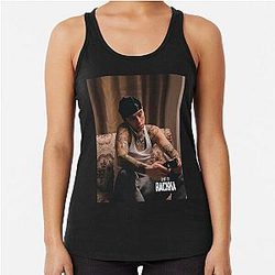 Central Cee Fan Art gift   Racerback Tank Top