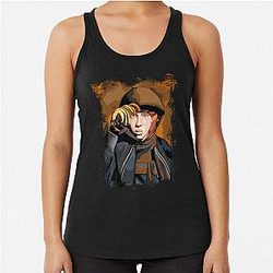 Central Cee   - Central Cee Money Brick Print               Racerback Tank Top