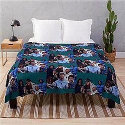 Central cee uk rapper collage  design 2021      Throw Blanket