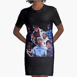 Central cee uk rapper collage  design 2021      Graphic T-Shirt Dress