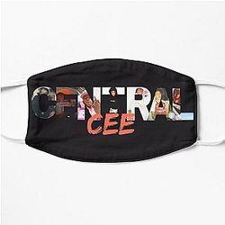 central cee - central cee loading - commitment issues- essential t shirt - sticker Flat Mask