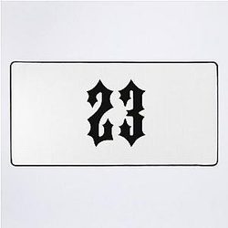 23 Central Cee number Desk Mat