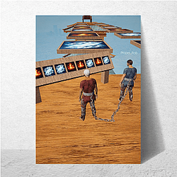Chained Together Bonded by Gravity Style Chained Together Posters