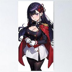 Cute Ren Yamashiro - Chained Soldier Fanart Poster