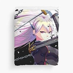 Mato Seihei no Slave Chained Soldier - Cover image Duvet Cover