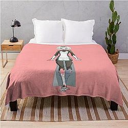 chained soldier Throw Blanket