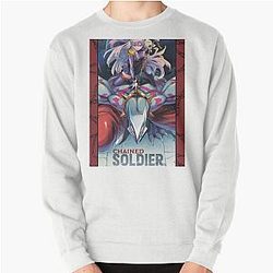 Mato Seihei no Slave Chained Soldier - Cover image Pullover Sweatshirt