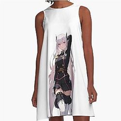 Cute Kyouka Uzen - Chained Soldier Fanart A-Line Dress