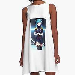 Himari Azuma - Chained Soldier Fanart A-Line Dress