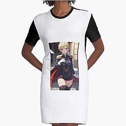 Tenka Izumo 4 - Chained Soldier Fanart Graphic T-Shirt Dress