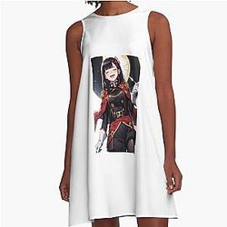 Ren Yamashiro 2 - Chained Soldier Fanart A-Line Dress