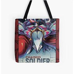 Mato Seihei no Slave Chained Soldier - Afdekafbeelding Alles boven afdrukken tote tas