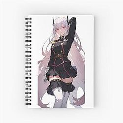 Cute Kyouka Uzen - Chained Soldier Fanart Spiral Notebook