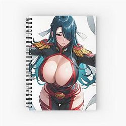 Azuma Fubuki splitsing - Chained Soldier Spiral Notebook